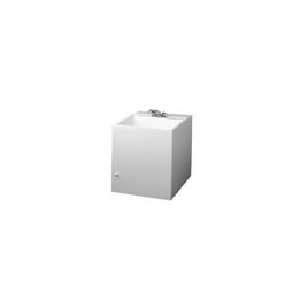 Mustee 94 Laundry Cabinet in White 